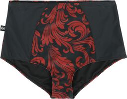 High Waist Bikini Bottoms, Black Premium by EMP, Bikinitrusser