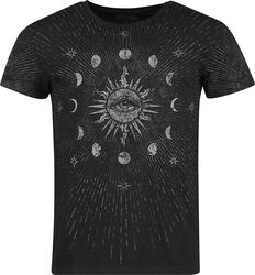 Moon phases and sun, Gothicana by EMP, T-shirt