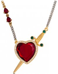 Disney by Couture Kingdom - Red Crystal Heart And Dagger