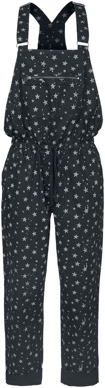 Dungarees all-over star print