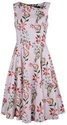 Beatrix Floral Swing Dress, H&R London, Mellemlang kjole