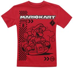 Børn - Kart Champion, Super Mario, T-shirt