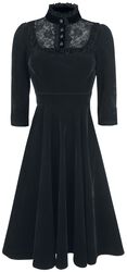 Nightshade Velvet Dress, H&R London, Mellemlang kjole