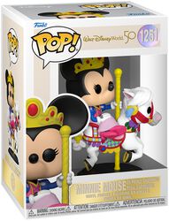 Walt Disney World 50th - Minnie Mouse (on Prince Charming regal carousel) vinylfigur nr. 1251
