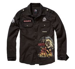 Luis Vintage Shirt, Iron Maiden, Langærmet skjorte