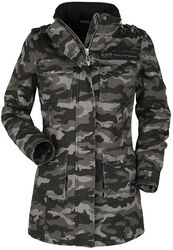Ladies Field Jacket, Black Premium by EMP, Vinterjakke