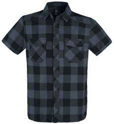 Half-Sleeve Checked Shirt, Brandit, Kortærmet skjorte
