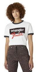 Fender relaxed fit ringer, Wrangler, T-shirt