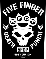 Got your six, Five Finger Death Punch, Rygmærke