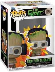 I am Groot - Groot with detonator vinyl figurine no. 1195, I am Groot, Funko Pop!