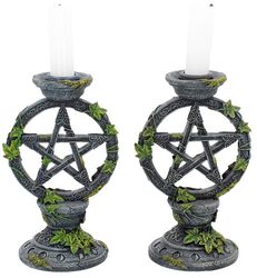 Wiccan Pentagram, Anne Stokes, Lysestage