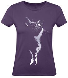 Cat Silhouette, Dyremotiv, T-shirt