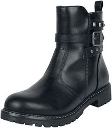 Boots studs and buckles, Black Premium by EMP, Bikerstøvle