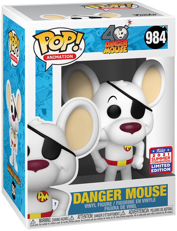 SDCC 2021 - Danger Mouse (Funko Shop Europe) Vinyl Figure 984