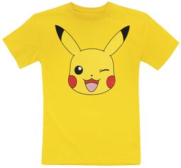 Børn - Pikachu Face, Pokémon, T-shirt