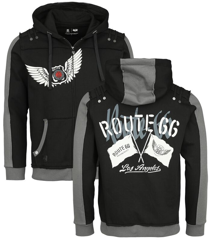 Rock Rebel X Route 66 - Hoody Jacket