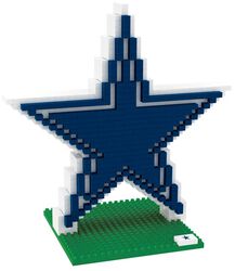 Dallas Cowboys - 3D BRXLZ - Logo, NFL, Legetøj