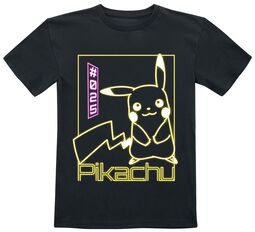 Børn - Pikachu Neon, Pokémon, T-shirt til børn