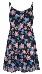Red And Blue Floral, Lilo & Stitch, Kort kjole