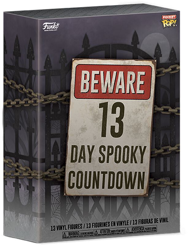 Beware 13 Day Spooky Halloween Countdown Kalendar