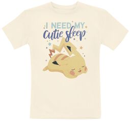 Børn - Pikachu - I Need My Cutie Sleep, Pokémon, T-shirt til børn