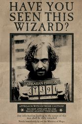 Wanted Sirius Black, Harry Potter, Plakat