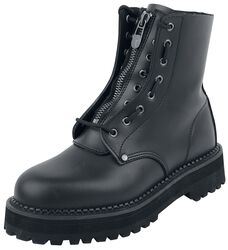 Black Boots with Zip, Black Premium by EMP, Støvle