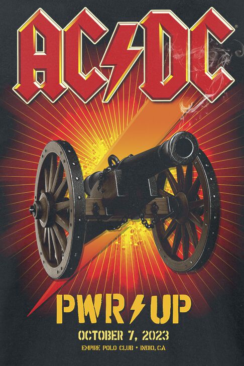 PWRUP Power Trip Live AC/DC T-shirt EMP