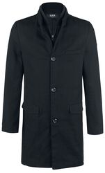 Single-Breasted Coat, Black Premium by EMP, Kort frakke