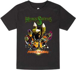 Metal-Kids - Pommesgabel, Heavysaurus, T-shirt til børn