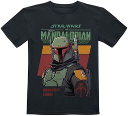 Børn - The Mandalorian - Boba Fett Lives, Star Wars, T-shirt til børn
