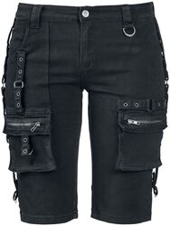 Strap Shorts, Gothicana by EMP, Shorts