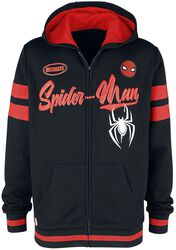Spider Logo, Spiderman, Hættetrøje med lynlås