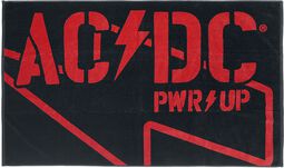PWR UP Logo - Handtuch, AC/DC, Håndklæde