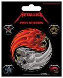 Yin Yang Skulls, Metallica, Stickersæt