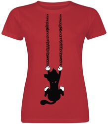 Slipping Cat, Dyremotiv, T-shirt