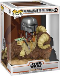 The Mandalorian - The Mandalorian and The Child on Bantha (Pop! Deluxe) vinylfigur nr. 416