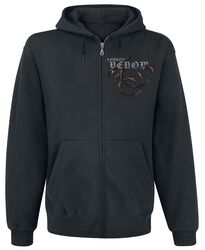 Copper venom zip hoodie, Alchemy England, Hættetrøje med lynlås