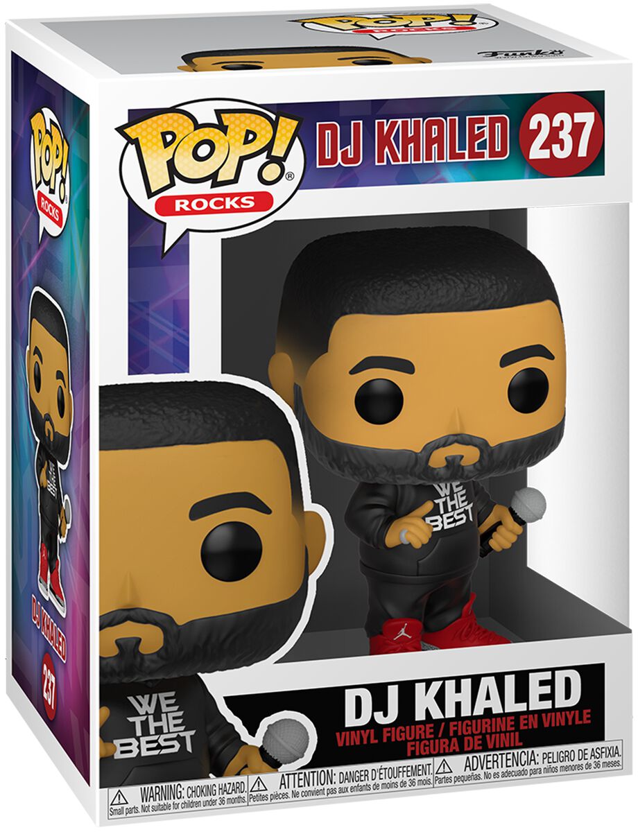 Agent perle Peru DJ Khaled Rocks! Vinyl Figur 237 | DJ Khaled Funko Pop! | EMP