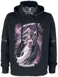 Gothicana X Anne Stokes - Hoodie with Grim Reaper, Gothicana by EMP, Hættetrøje