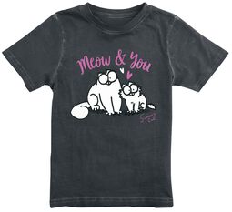 Meow and you, Simon' s Cat, T-shirt til børn