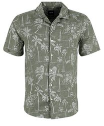 ONSCaiden Reg Hawaii AOP Linen, ONLY and SONS, Kortærmet skjorte