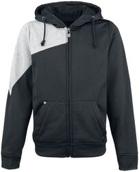 Black/Grey Hooded Jacket with Face Mask