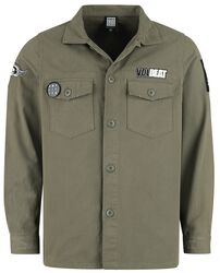 Volbeat Military Shirt - Shacket, Volbeat, Langærmet skjorte