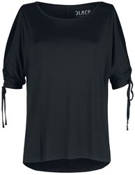 Cold Shoulder Shirt with Lacing