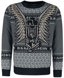 Holiday Sweater Gold, Rammstein, Christmas jumper
