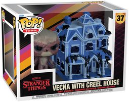 Season 4 - Vecna with Creel House (Pop! Town) vinyl figurine no. 37, Stranger Things, Funko Pop!