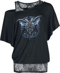 Gothicana X Anne Stokes - Double layer, Gothicana by EMP, T-shirt