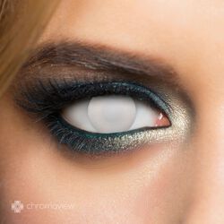 Chromaview Blind White Daily Disposable Contact Lenses, Chromaview, Modelinser