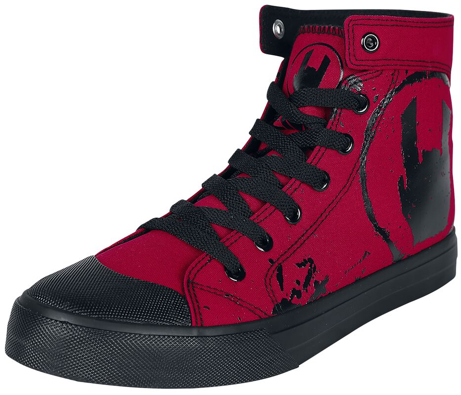 Red Sneakers med Rockhand